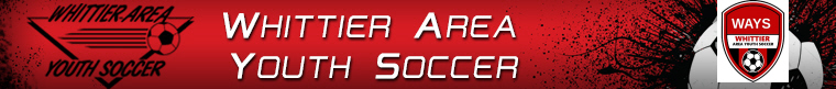Whittier Area Youth Soccer banner